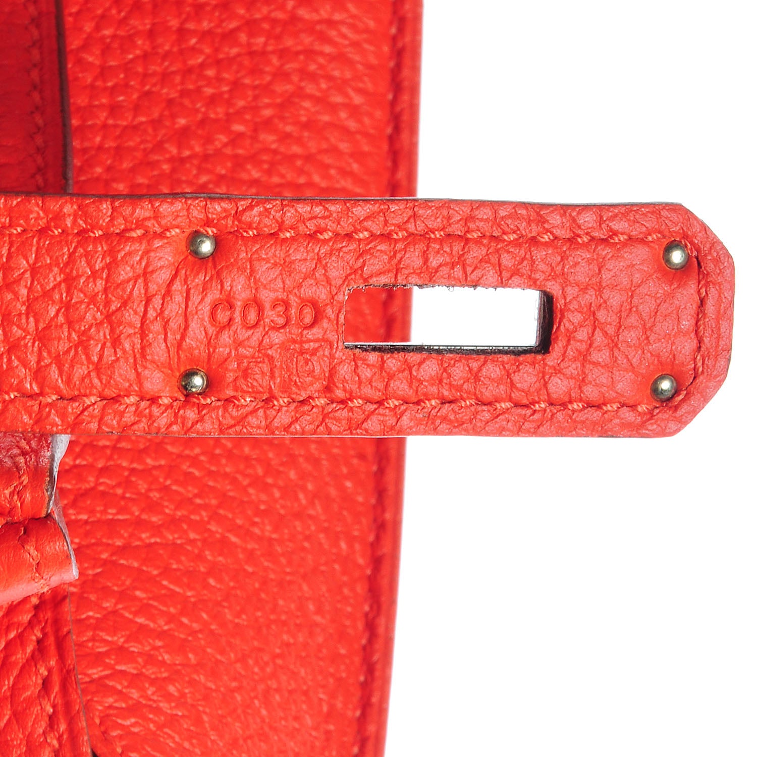Hermes Togo Birkin 35 Capucine 8 of 10
