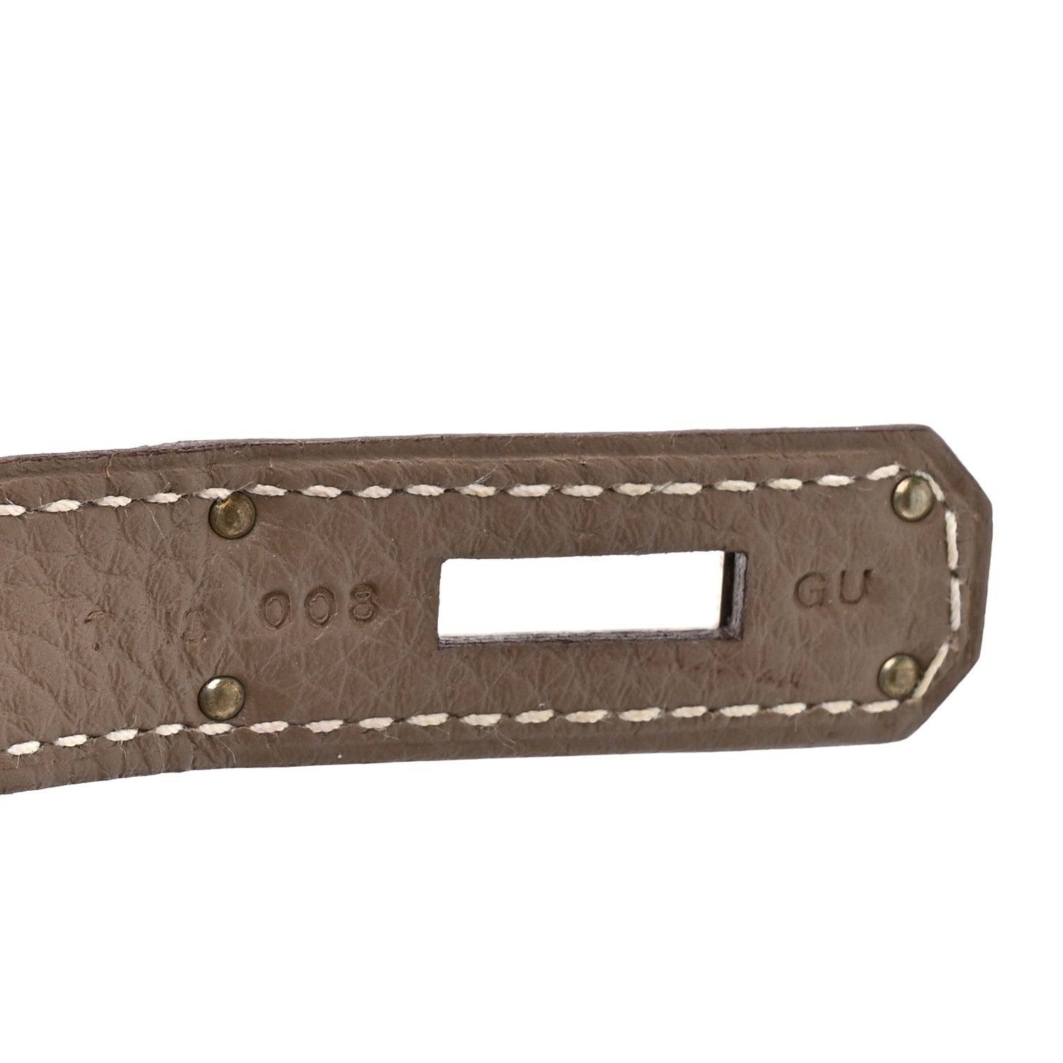 Hermes Togo Kelly Retourne 28 Etoupe 6 of 14