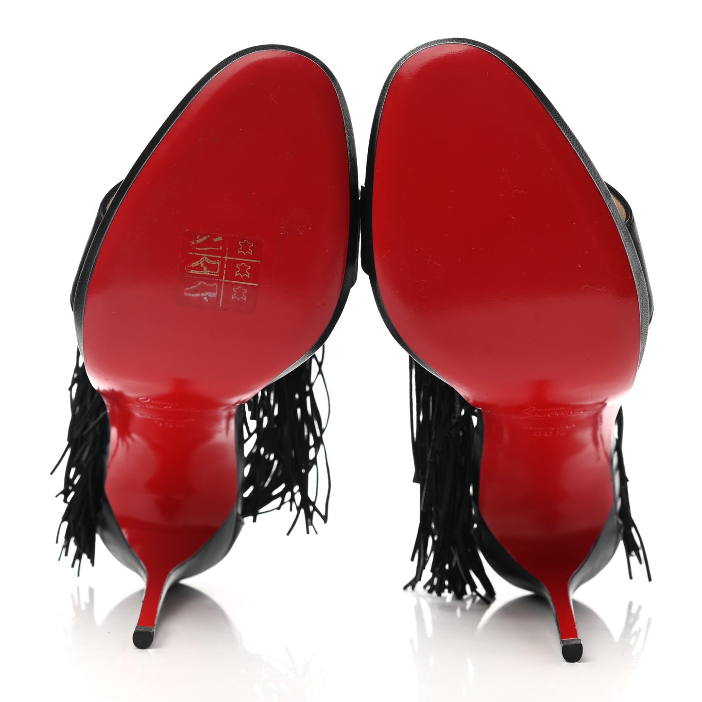 Nappa Fringe Casanovella 120 Pumps 39.5 Black