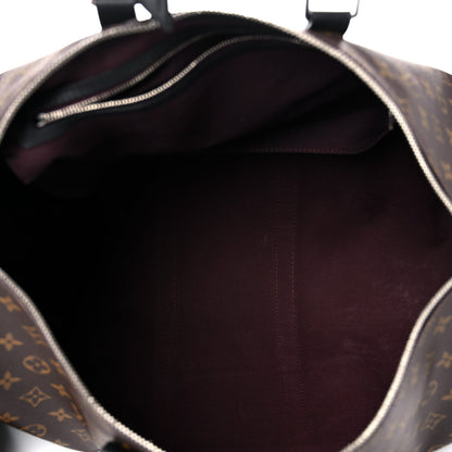 Louis Vuitton Monogram Macassar Keepall Bandouliere 45 5 of 22