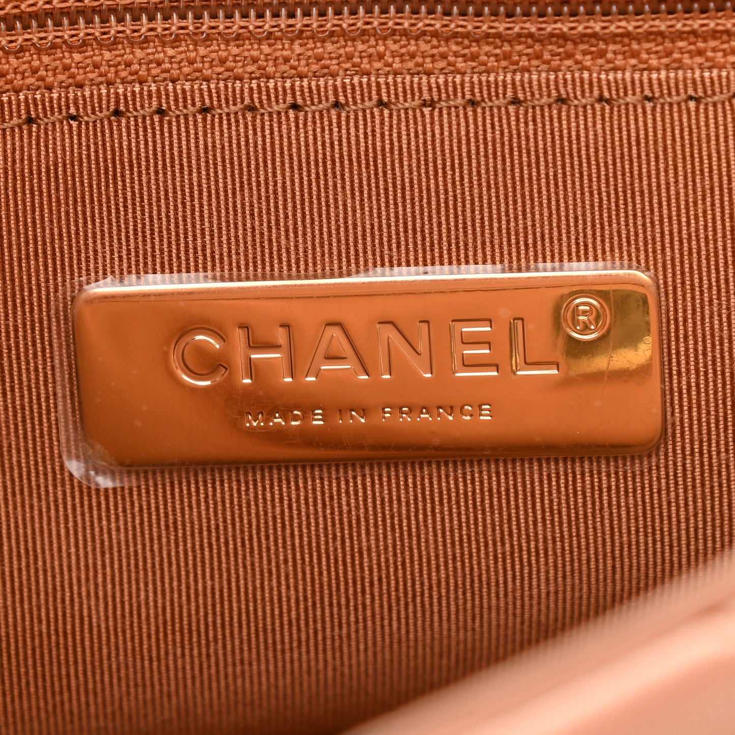 Lambskin Quilted Medium Chanel 19 Flap Brown