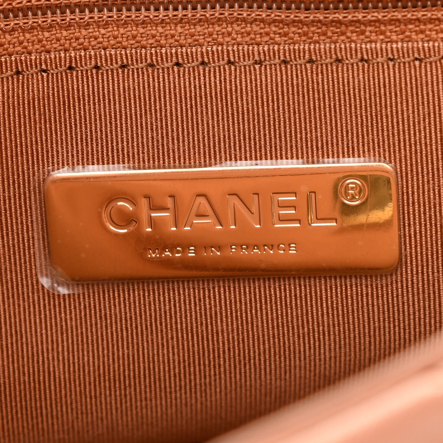 Chanel Lambskin Quilted Medium Chanel 19 Flap Brown 6 of 9