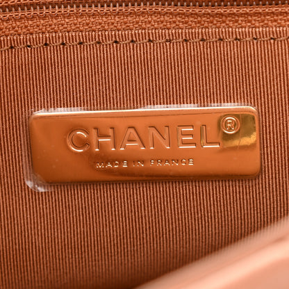 Chanel Lambskin Quilted Medium Chanel 19 Flap Brown 6 of 9
