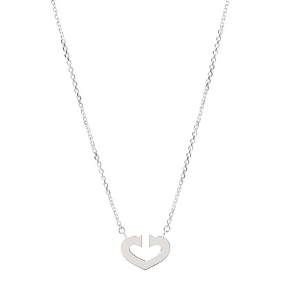 Cartier 18K White Gold Medium Hearts and Symbols Necklace 1 of 5