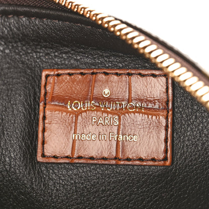Louis Vuitton Monogram Alligator Trim Mahina XL Pochette 6 of 9
