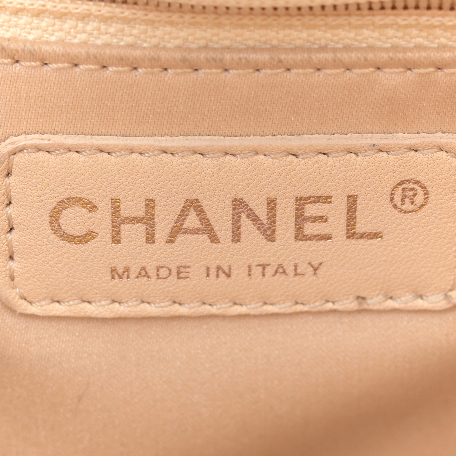 Chanel Caviar Quilted Petit Shopping Tote PST Beige Clair 6 of 16