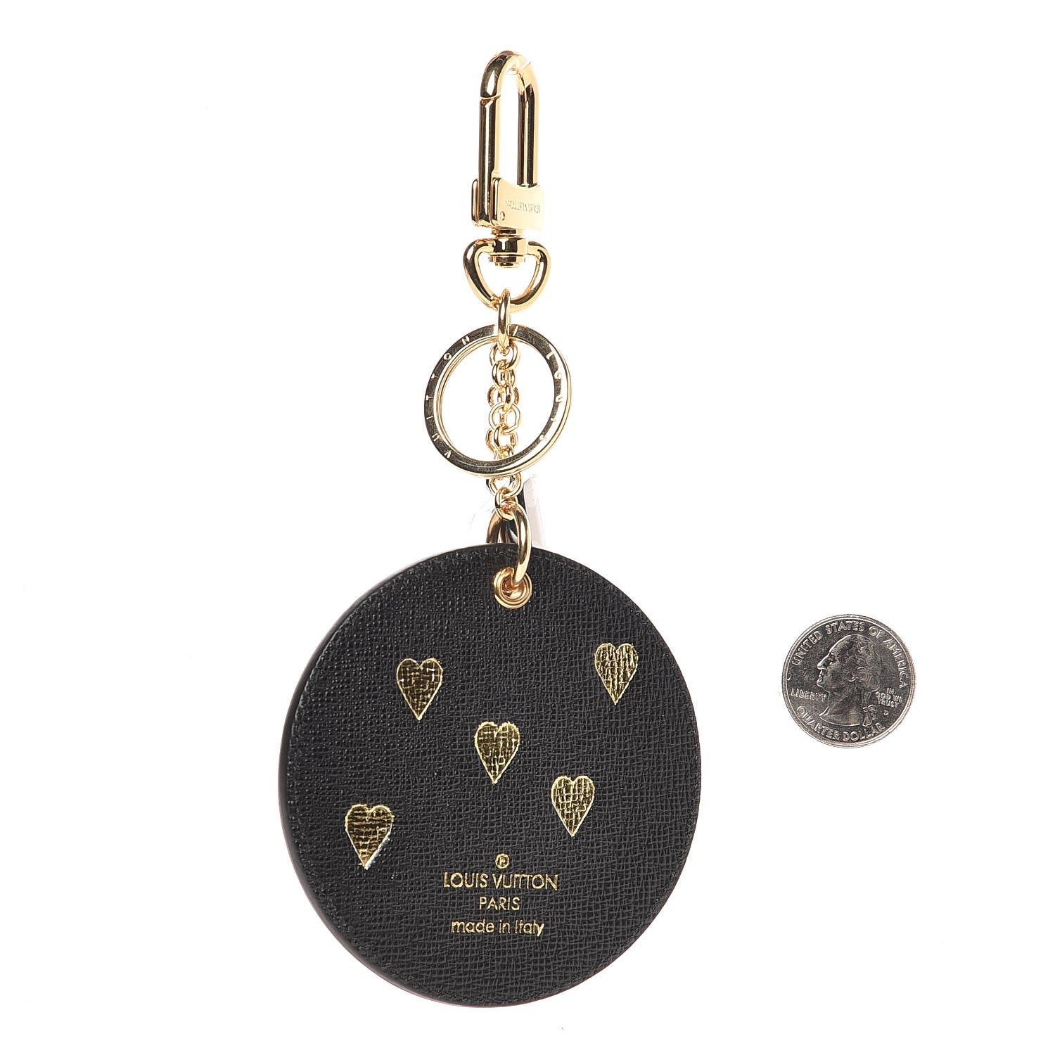 Louis Vuitton Reverse Monogram Night Lights Bag Charm Key Ring 2 of 5