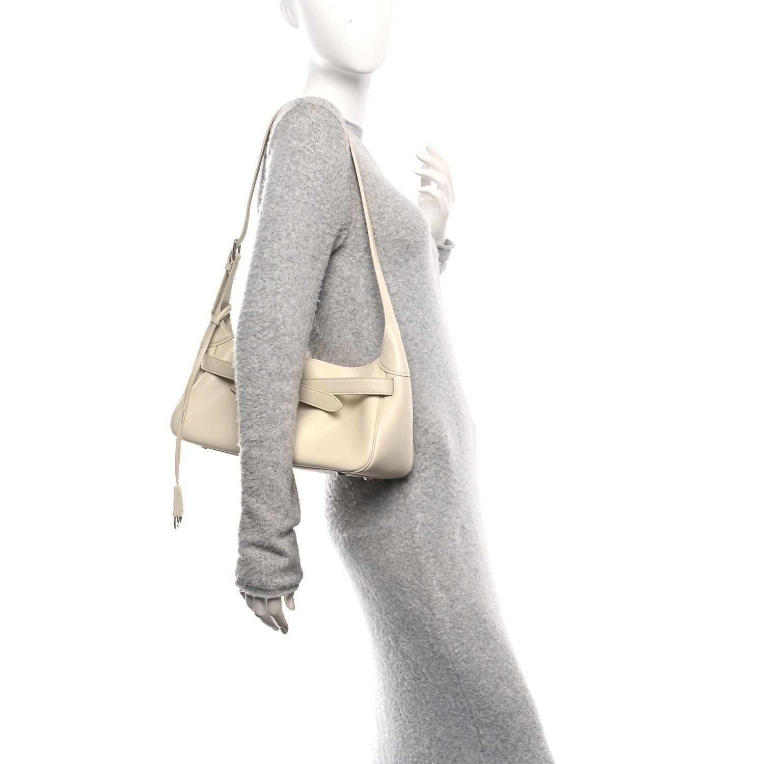 Balenciaga Smooth Calfskin Small Bel Air Shoulder Bag Soya 2 of 12