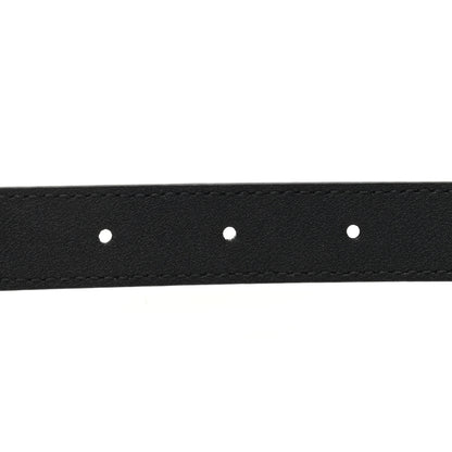 Gucci Calfskin Strawberry Buckle Thin Belt 95 38 Black 4 of 4
