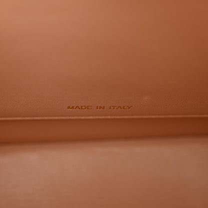 Fendi Vitello Seta Nappa Bi-Color Small Peekaboo I SEE U Satchel Miele Scuro Light Rose Ghianda 9 of 13