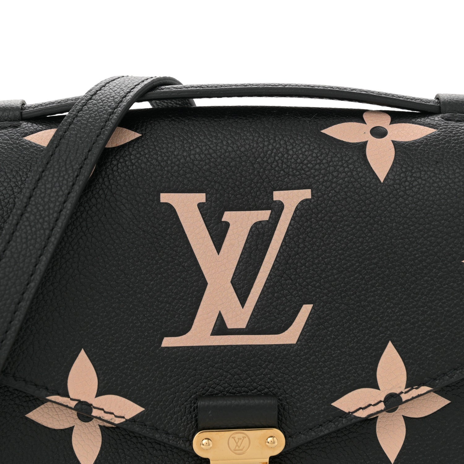 Louis Vuitton Empreinte Monogram Giant Pochette Metis Black Beige 7 of 10