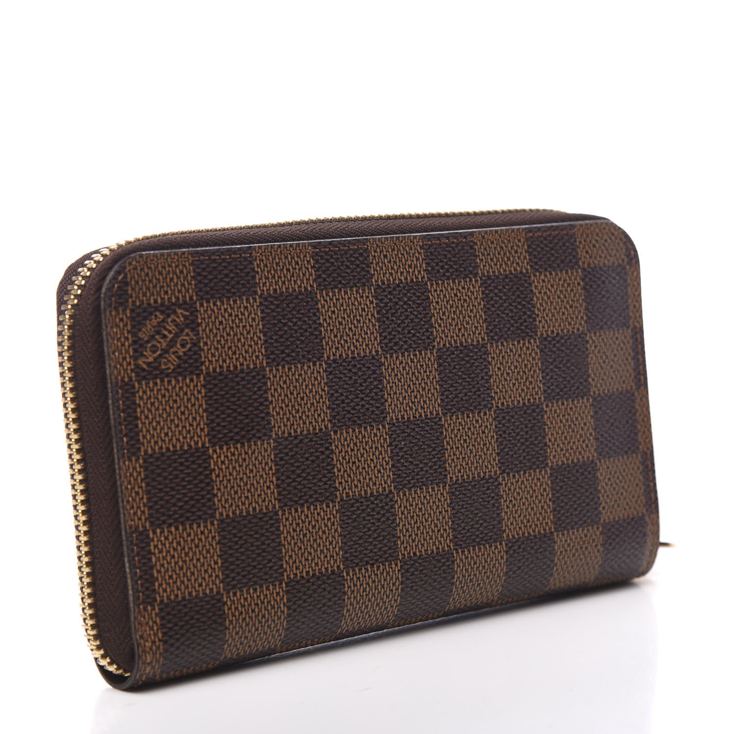 Louis Vuitton Damier Ebene Zippy Compact Wallet 2 of 5