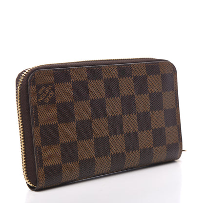 Louis Vuitton Damier Ebene Zippy Compact Wallet 2 of 5