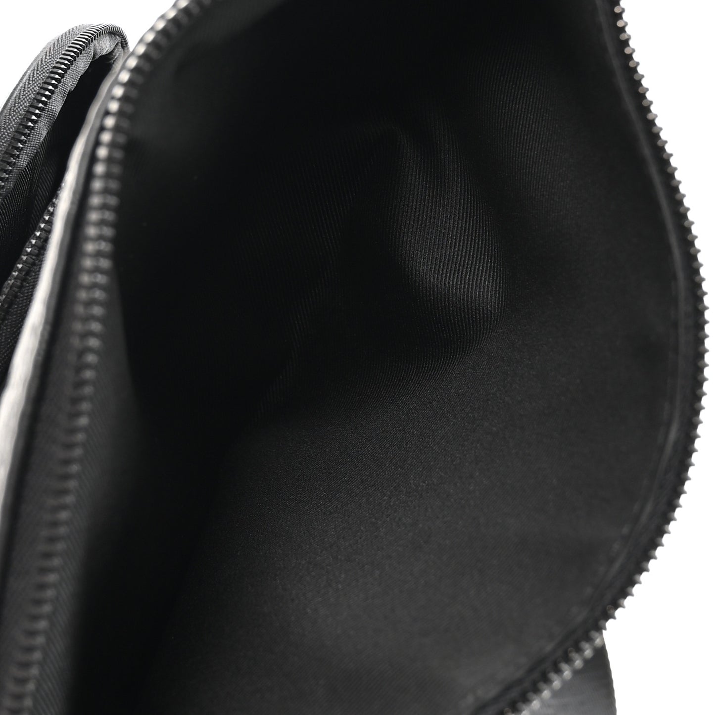 Calfskin Shadow Monogram Duo Slingbag Black
