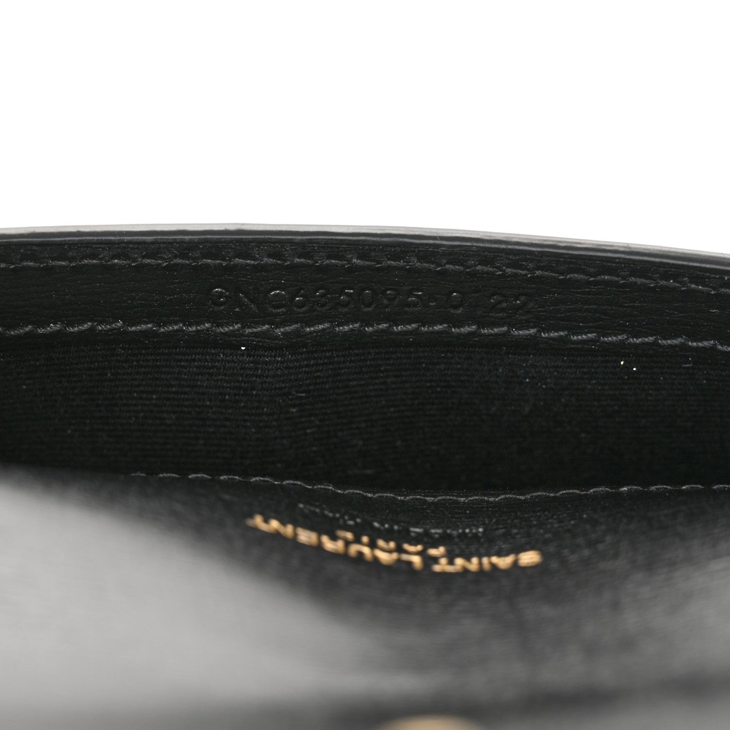 Saint Laurent Smooth Calfskin Monogram Phone Holder Crossbody Black 7 of 11