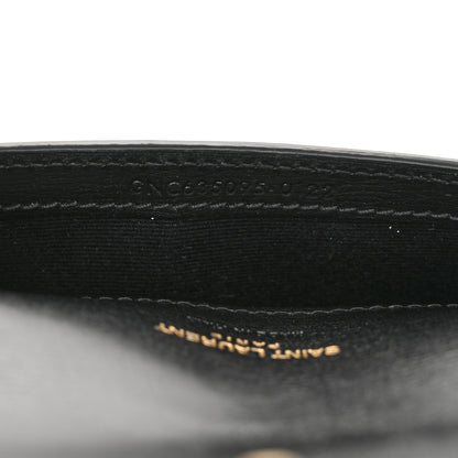 Saint Laurent Smooth Calfskin Monogram Phone Holder Crossbody Black 7 of 11