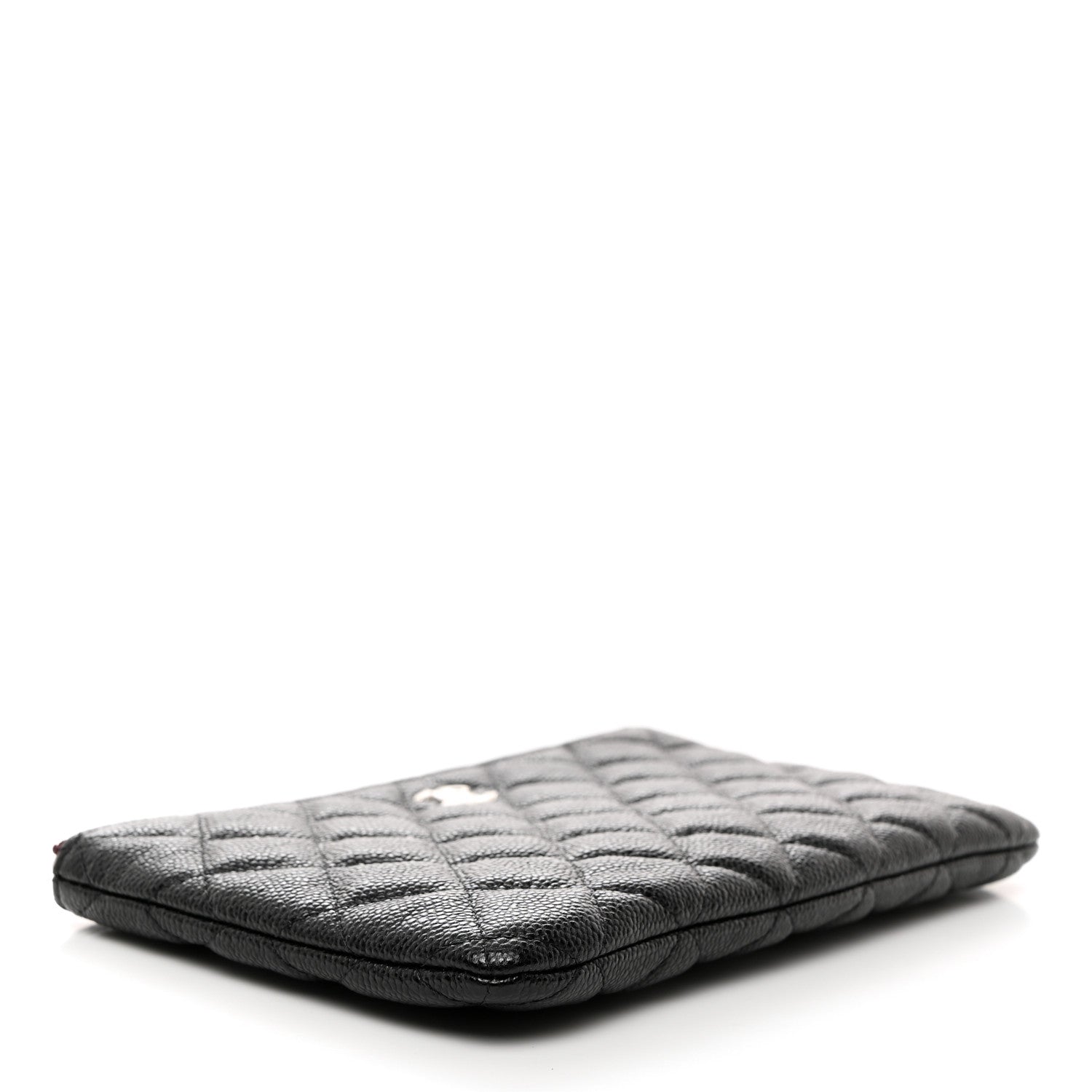 Chanel Caviar Quilted Cosmetic Case Black 4 of 8