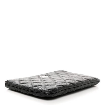 Chanel Caviar Quilted Cosmetic Case Black 4 of 8