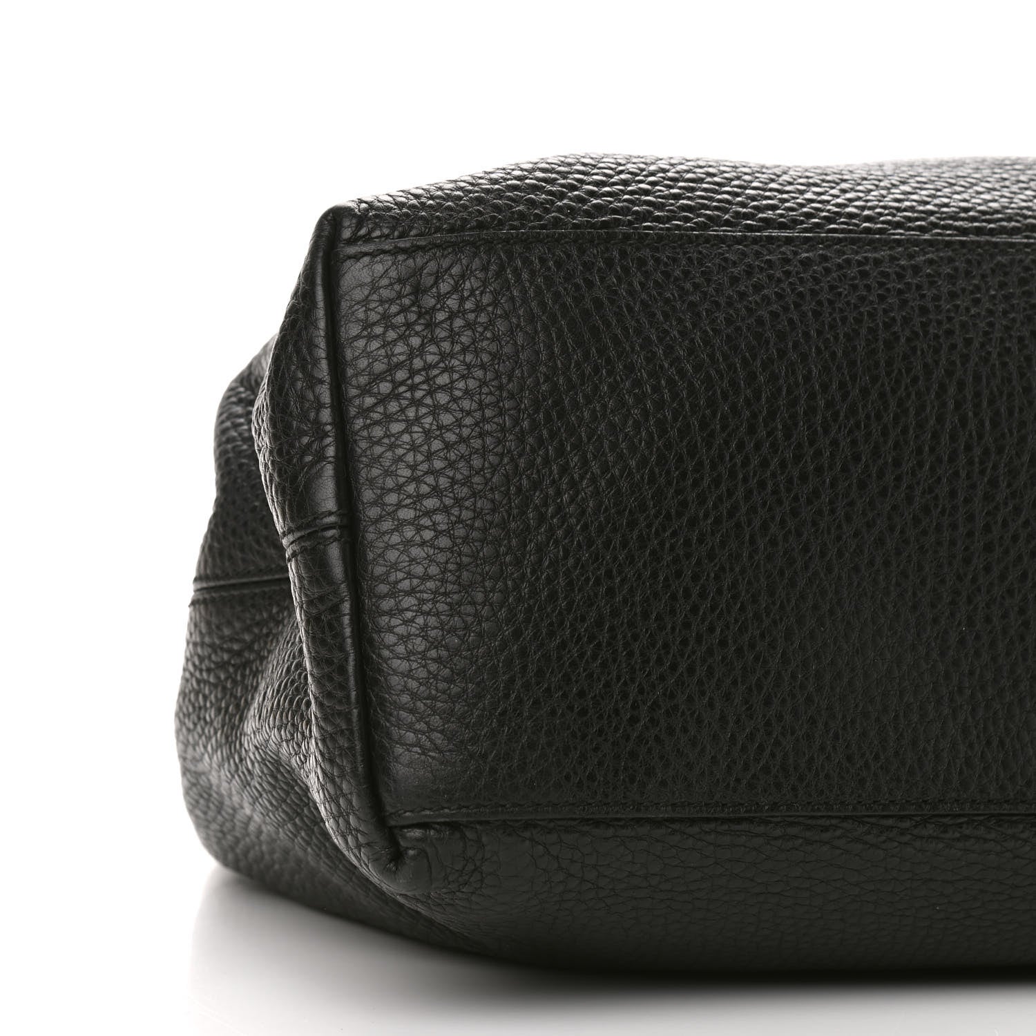 Gucci Pebbled Calfskin Medium Soho Chain Shoulder Bag Black 12 of 13