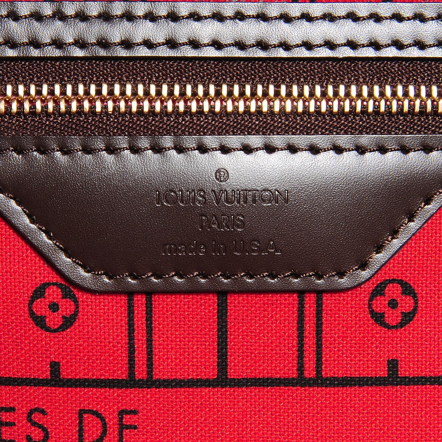 Louis Vuitton Damier Ebene Neverfull GM 6 of 7