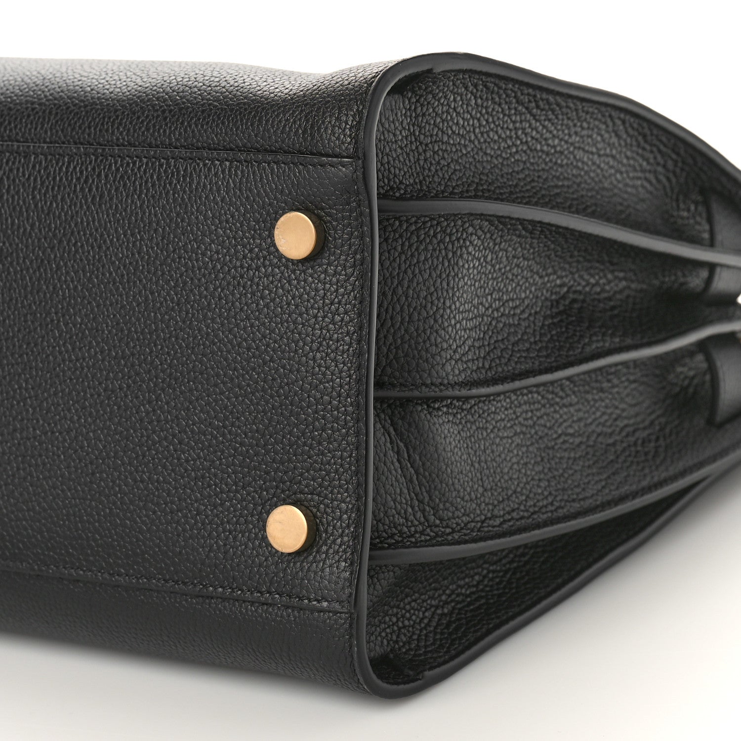 Saint Laurent Grained Calfskin Small Supple Sac De Jour Black 9 of 9