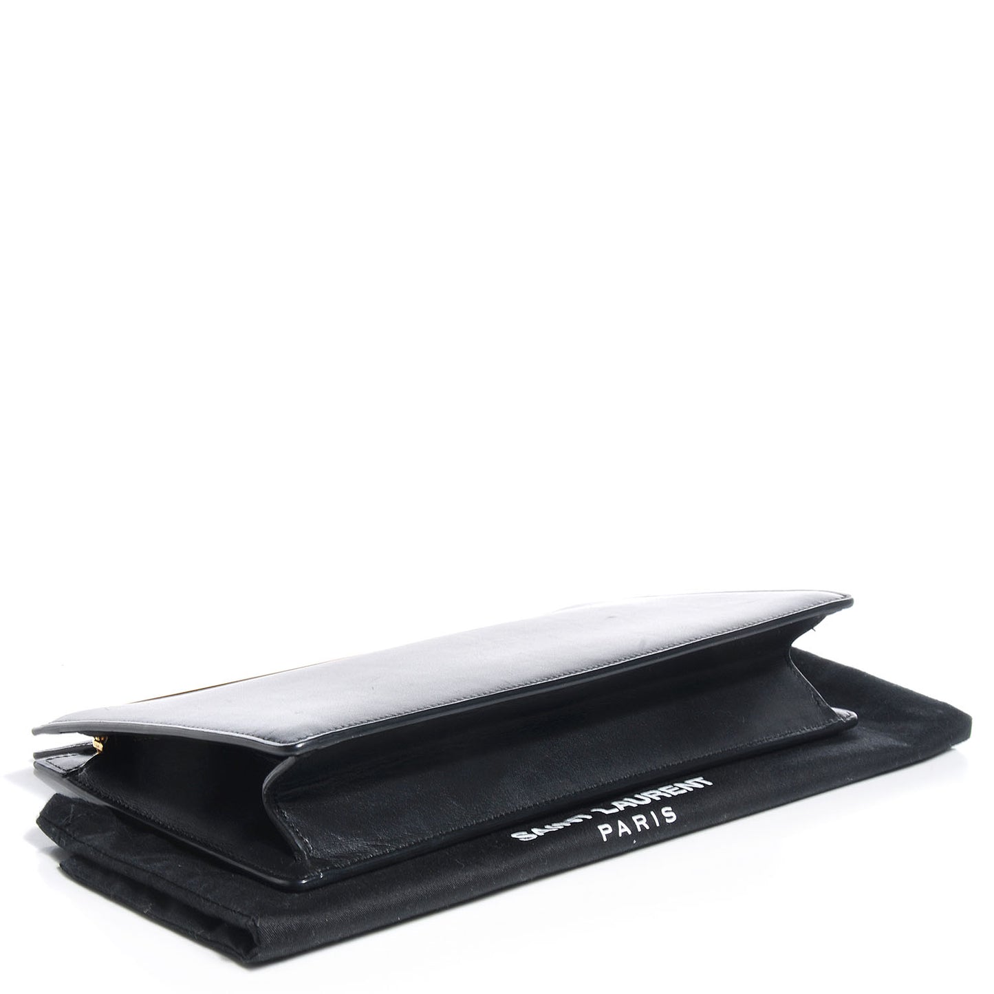 Leather Lutetia Clutch Black