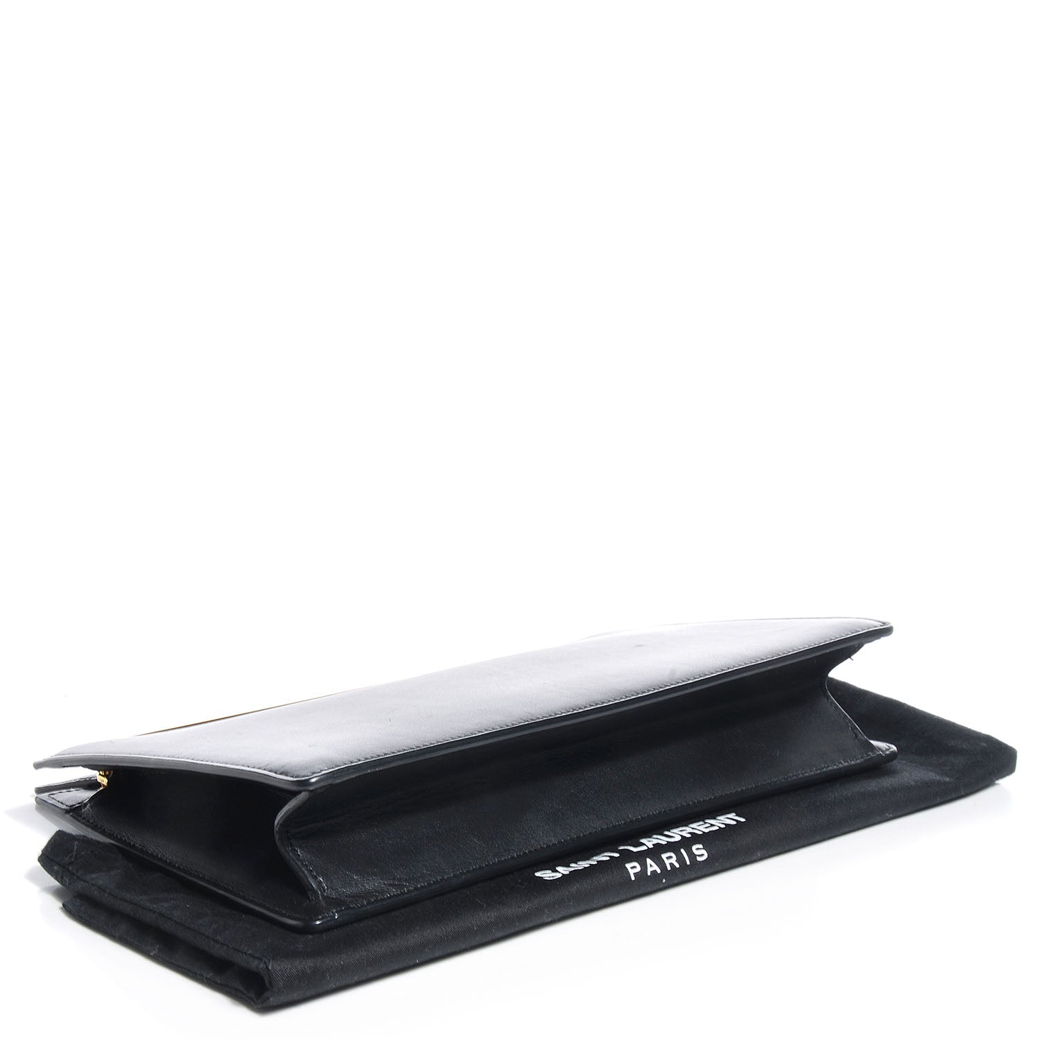 Saint Laurent Leather Lutetia Clutch Black 4 of 7