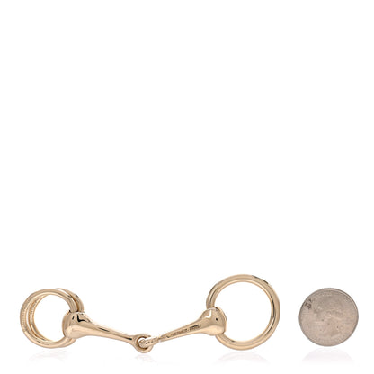 Hermes Permabrass Mors Scarf Ring Gold 3 of 4
