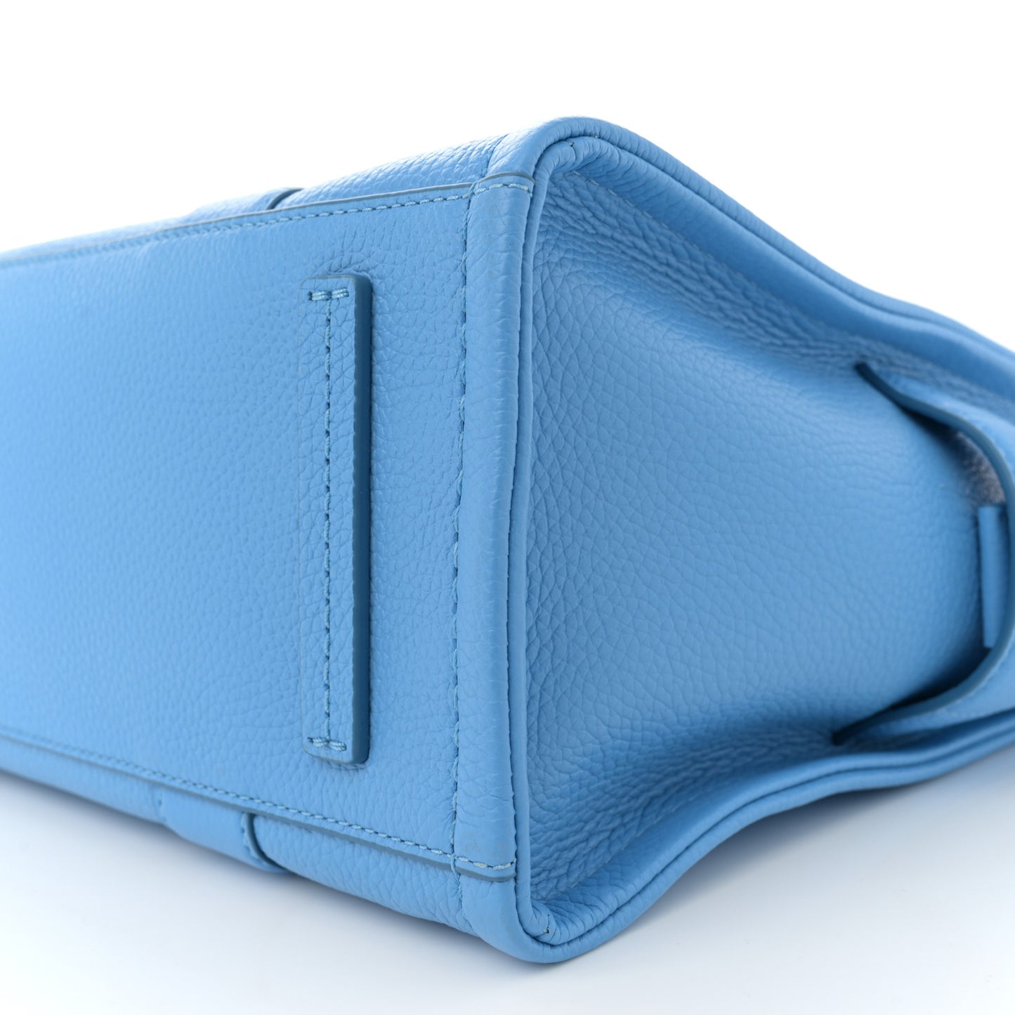 Grained Calfskin Medium The Tote Bag Spring Blue