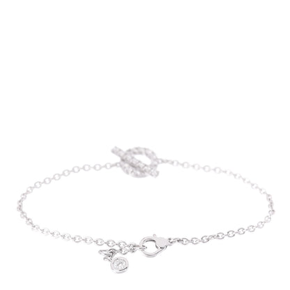 Hermes 18K White Gold Diamond Finesse Bracelet ST 3 of 5