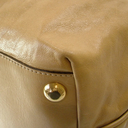 Marc Jacobs Leather Quilted Large Irena Almond 6 of 10