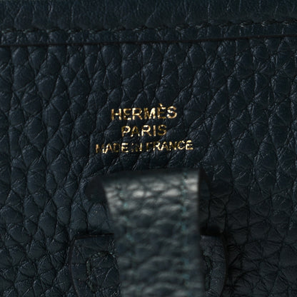 Hermes Taurillon Clemence Amazone Evelyne TPM Vert Cypress 6 of 7