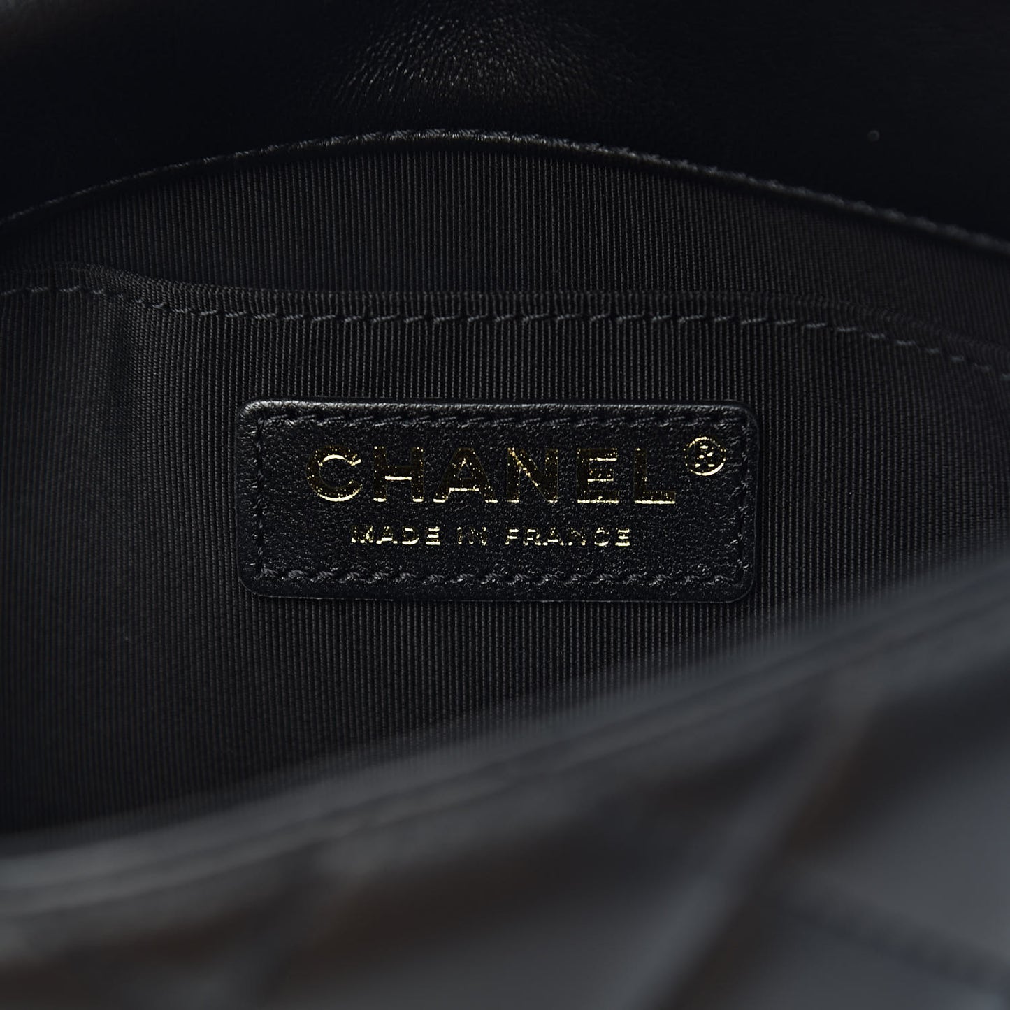 Lambskin Quilted Small My Precious Flap Black