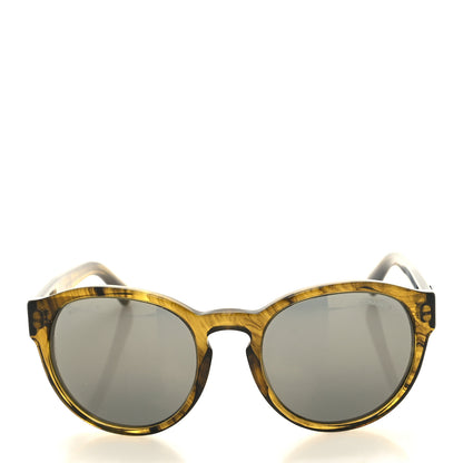 Chanel Acetate Pantos Fall CC Sunglasses 5359 Green Grey 3 of 8