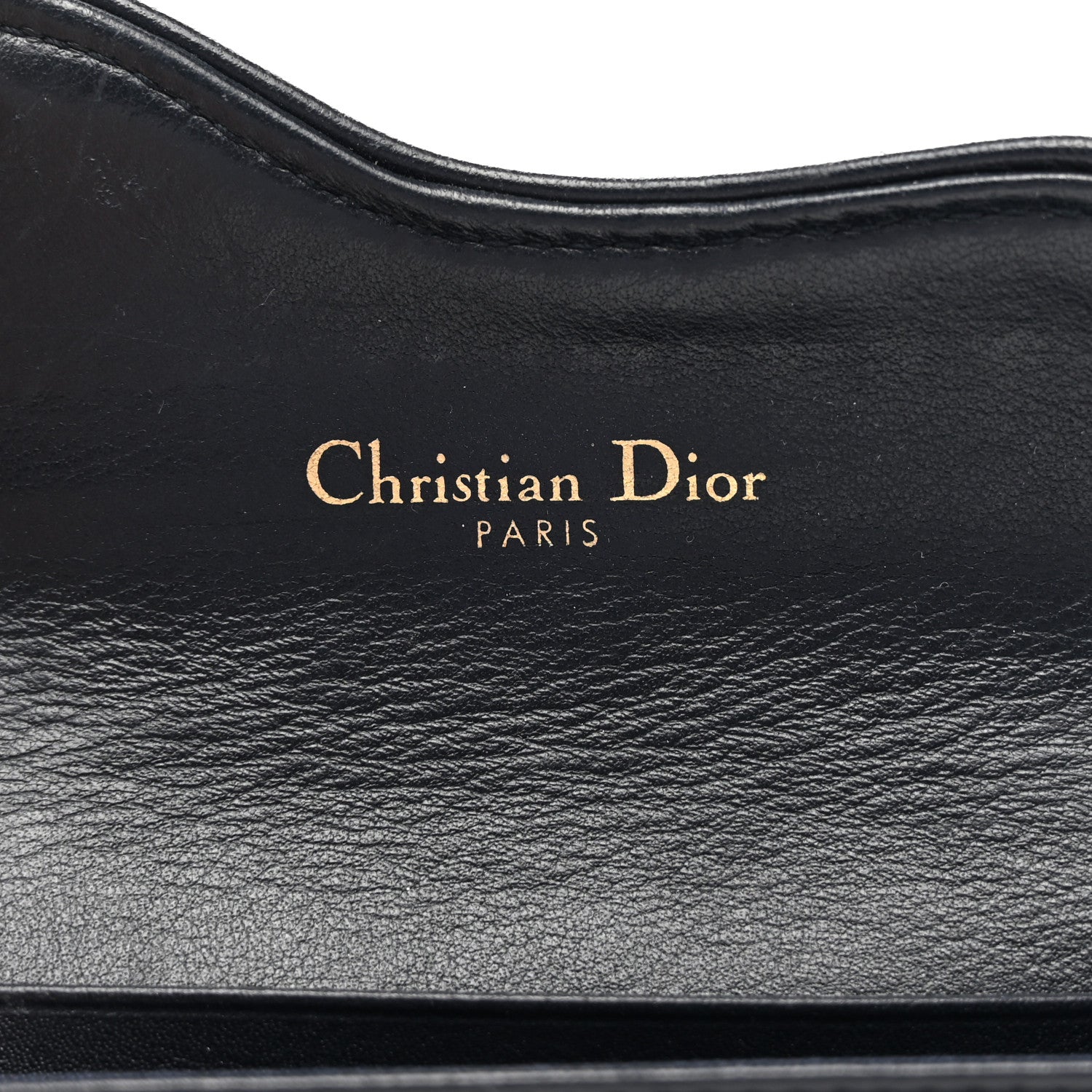 Christian Dior Oblique Saddle Card Holder Blue 6 of 9
