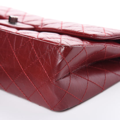 Chanel Aged Calfskin Quilted 2.55 Reissue 226 Flap Red 9 of 15