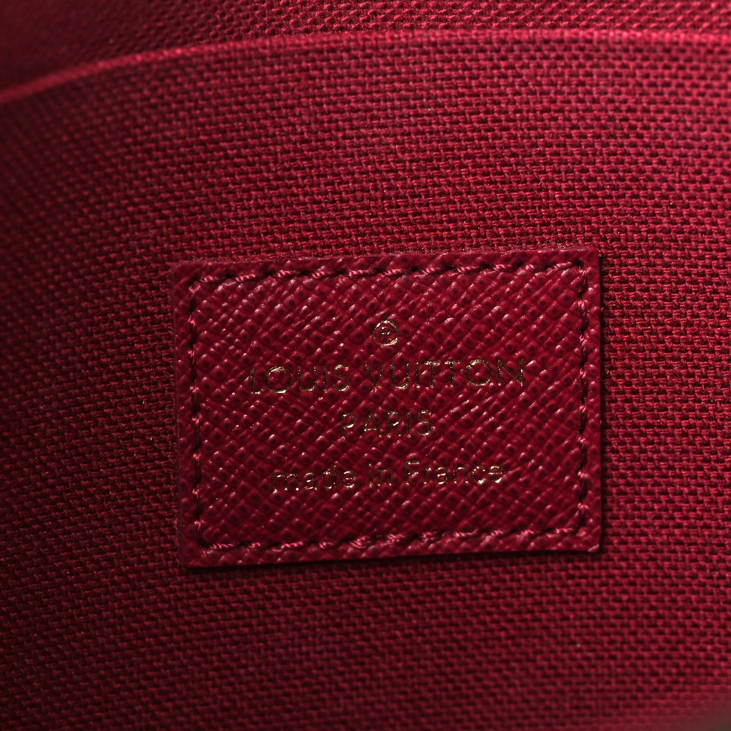 Monogram Pochette Felicie Chain Wallet Fuchsia