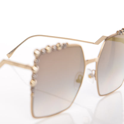 Fendi Metal Dots Square Sunglasses FF 0259/S Grey 6 of 6
