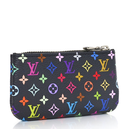 Louis Vuitton LV X TM Monogram Multicolor Key Pouch Black 3 of 8