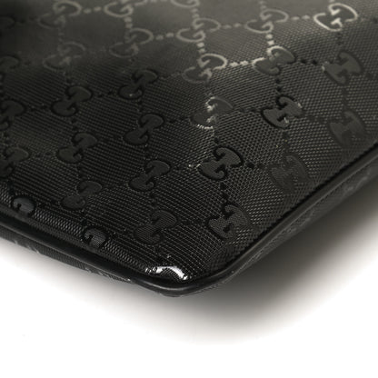 Gucci Imprime Monogram Small Flat Messenger Bag Black 11 of 12