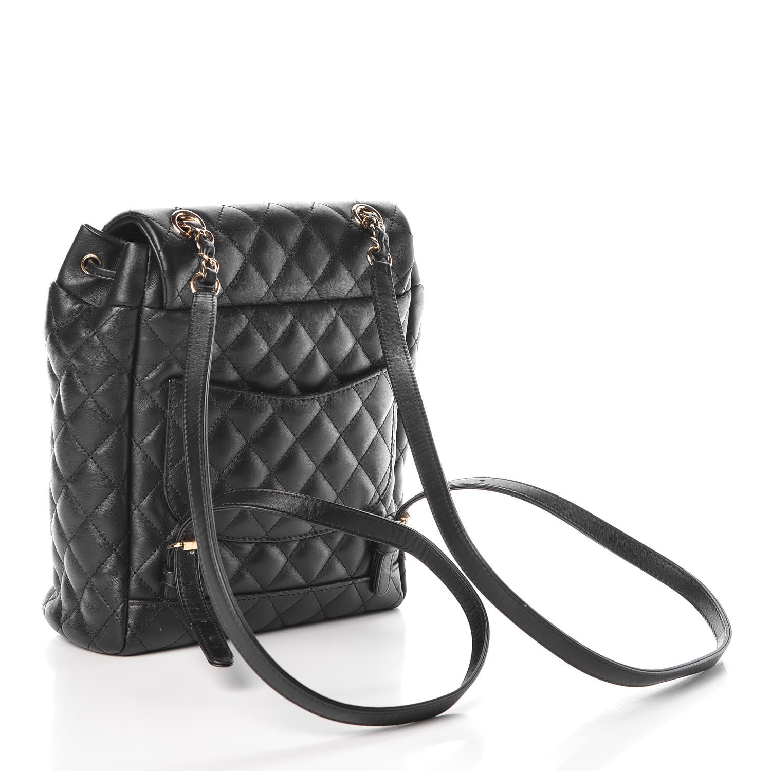 Chanel Lambskin Quilted Small Urban Spirit Backpack Black 3 of 7