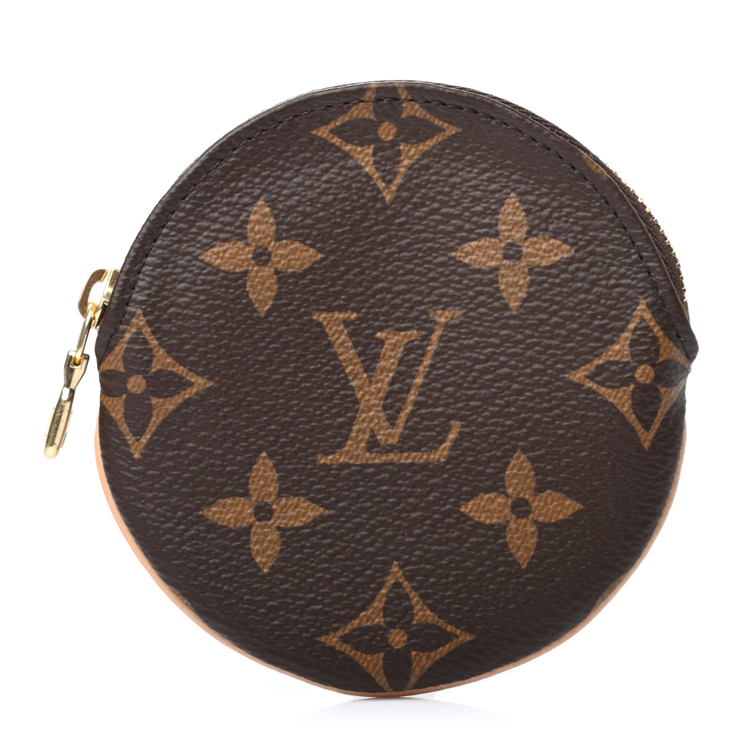 Monogram Round Coin Purse