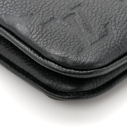 Louis Vuitton Empreinte Double Zip Pochette Black 12 of 12