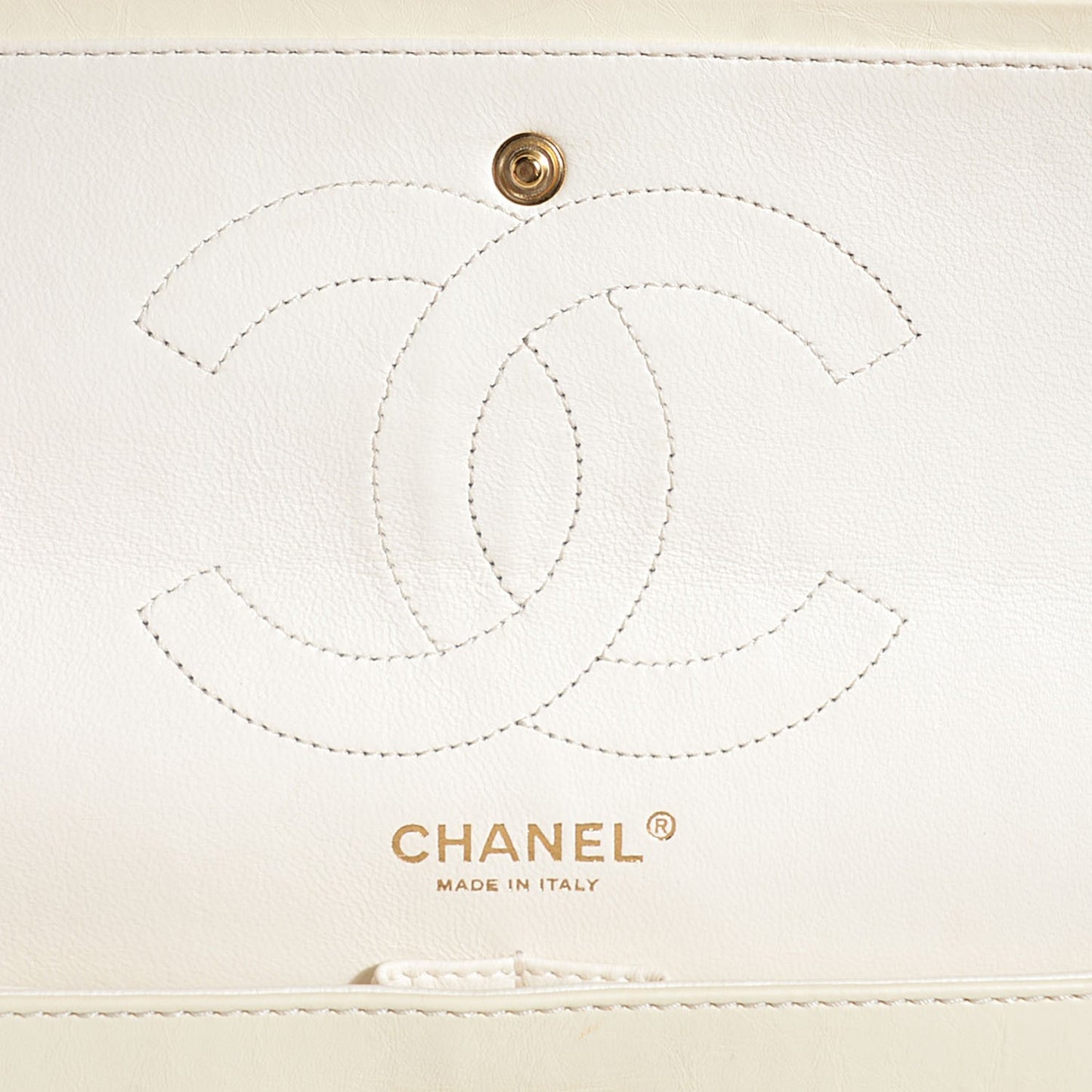 Aged Calfskin Quilted 2.55 Reissue 226 Flap White