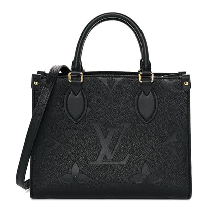 Louis Vuitton Empreinte Monogram Giant Onthego PM Black 1 of 9