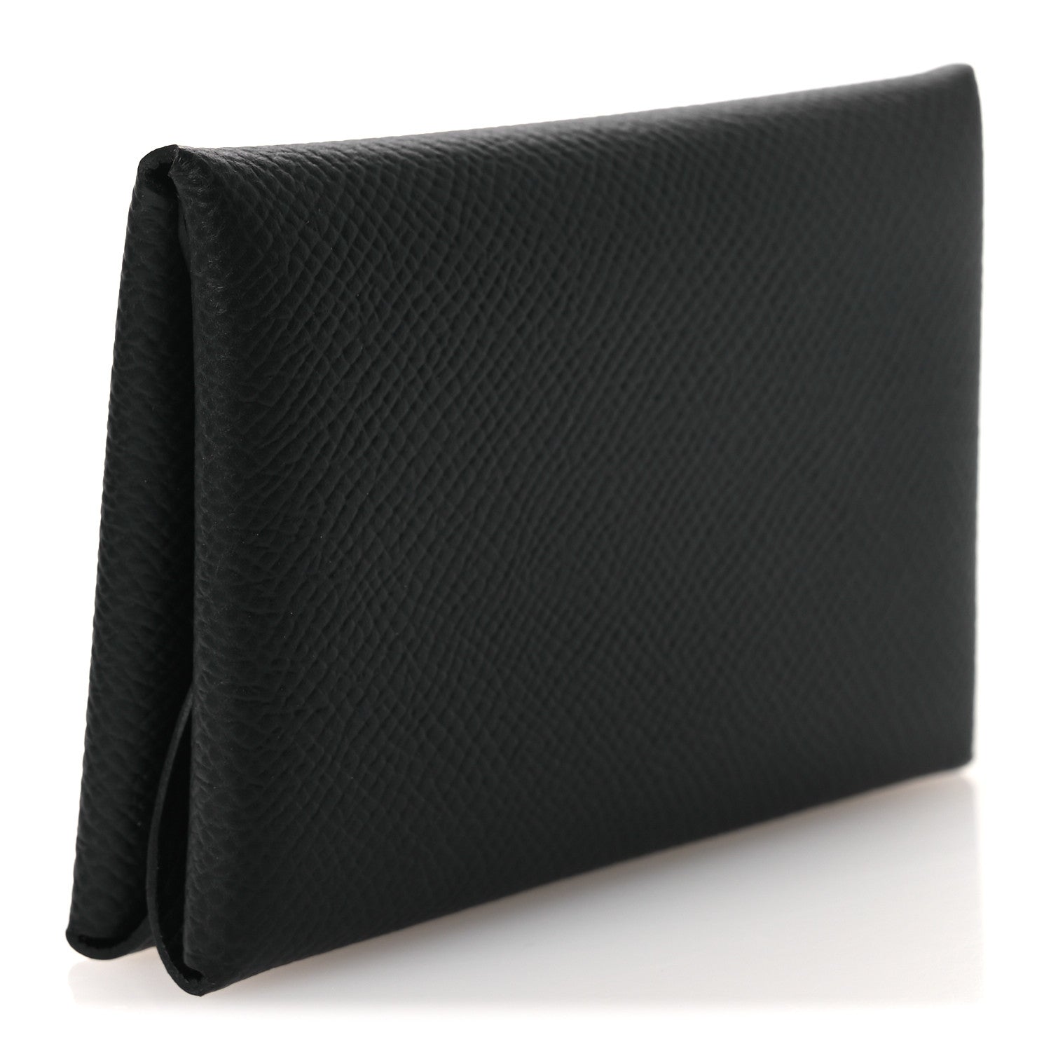 Hermes Epsom Calvi Duo Card Case Black 3 of 8