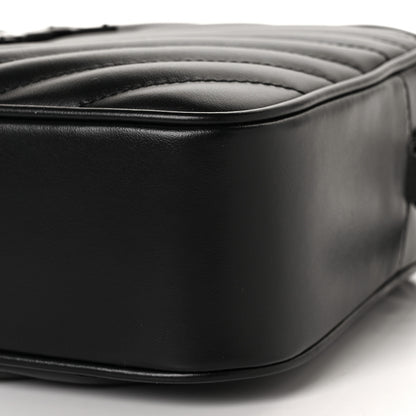 Saint Laurent Calfskin Matelasse Monogram Lou Camera Bag Black 8 of 9