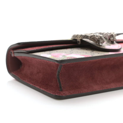 Gucci GG Supreme Monogram Blooms Super Mini Dionysus Shoulder Bag Beige Multicolor Dry Rose 8 of 10