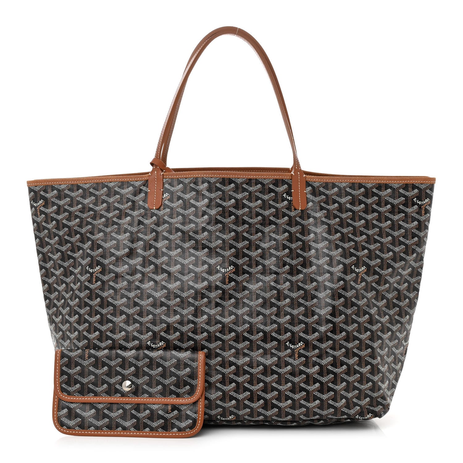 Goyard Goyardine Saint Louis GM Black Gold 3 of 11