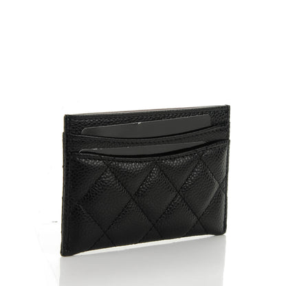Chanel Caviar Quilted Card Holder Black 3 of 8